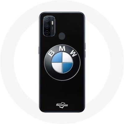 Coque - Maniacase - Oppo A53 - Logo BMW - Noir - Protection Rigide noir
