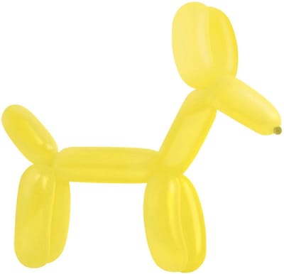 Amscan Modelleerballonnen 114 Cm Latex Geel 100 Stuks