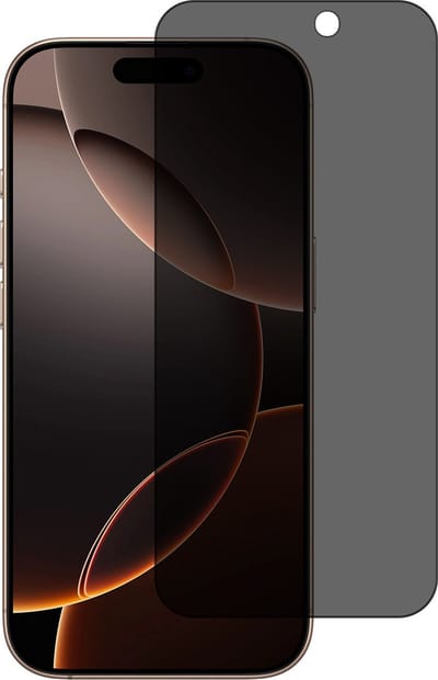 Privacy Screen protector Geschikt voor iPhone 16 Pro - Full screen protector tempered glass van gehard glas
