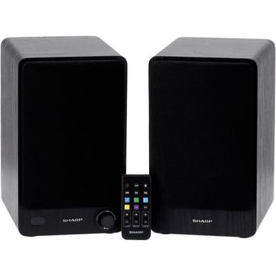 Sharp CP-SS30 Boekenplank speaker Zwart 60 W 1 paar