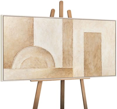 Canvas schilderij handgeschilderd space of forms abstract – YS-Art Gallery – Luxe wanddecoratie voor woonkamer – Modern schilderij voor slaapkamer en hal