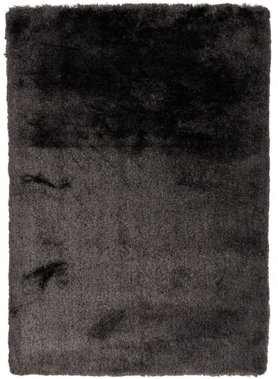DÉJA Living Vloerkleed 160x230cm - Hoogpolig Antraciet Stof - Mana