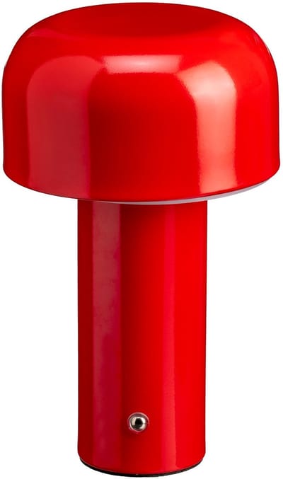 Luxus Europe - Tafellamp Touch - Luna Rood - Draadloze LED Tafellamp Binnen - USB-C Oplaadbaar - Touchbediening - Dimbaar - 3 Lichtkleuren