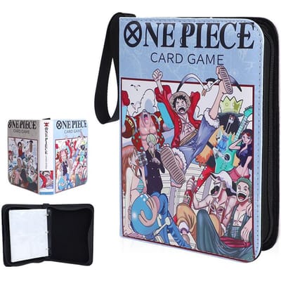 400 stuks One Piece Fotoalbum Boek Kaarthouder Familie Brief Visitekaarthouder Verzameling Ritszak Schattig Speelgoed voor Volwassenen Kinderen Cadeaus
