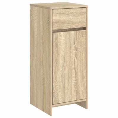 vidaXL - Badkamerkast - Sonoma - Eiken - 35 - x - 36,5 - x - 85 - cm - Bewerkt - hout