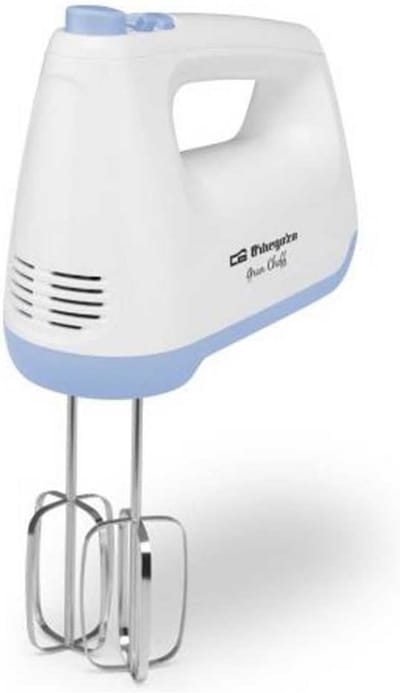 Orbegozo BA 3750 Standmixer, 6 Snelheden Turbofunctie, Compact Formaat, Opbergkom, Afneembare Vaatwasserbestendige Opzetstukken, 400 Watt