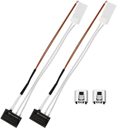 Dailygoods- Thermistor Keramische Heater 48W - 3D Printer - Bevestigingsclips - 9,5 cm - Maximale temperatuurdetectie 300 ℃ - Duurzaam - Verwarmingselement