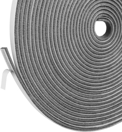 Dailygoods - Zelfklevende Borstelafdichting voor Deur en Raam - Tochtstrip Grijs