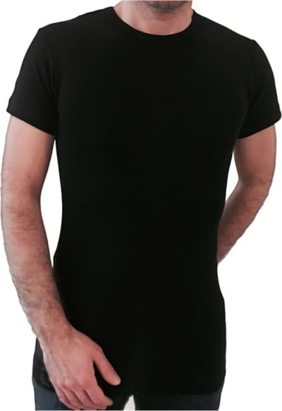 Bonanza Heren T-Shirts 2 Pack – O-Hals – Zwart – 100% Katoen – Maat XS/S