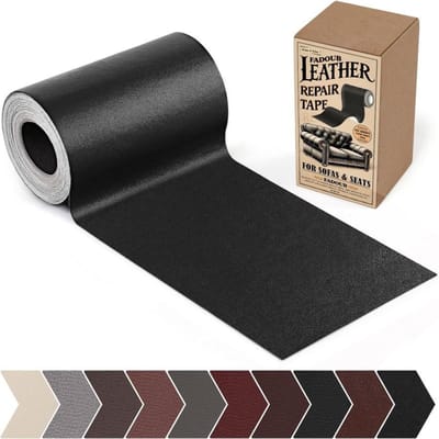 MIUSIE Lederen Reparatie Patch Zelfklevende Lederen Reparatietape voor Meubels, Vinyl Reparatietape voor het Repareren van Vinyl, Bank, Sofa