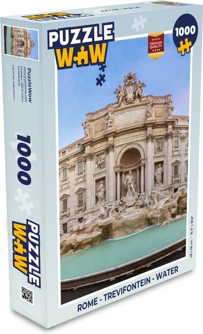 Puzzel Rome - Trevifontein - Water - Legpuzzel - Puzzel 1000 stukjes volwassenen