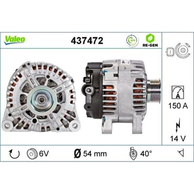 Dynamo / Alternator VALEO RE-GEN REMANUFACTURED VALEO 437472