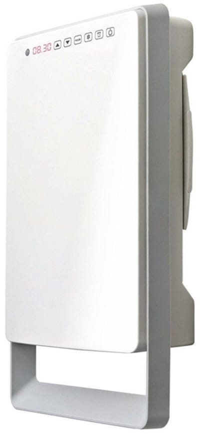 DRL E-Comfort Aurora Touch Badkamer Fanheater - Elektrische Kachel Met Timer & Sensor - 1000W - 49x29.5cm - Wit