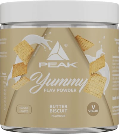 Peak Yummy Flav Powder (100g) Butter Biscuit - Functionele voeding - Smaakstoffen/zoetstoffen