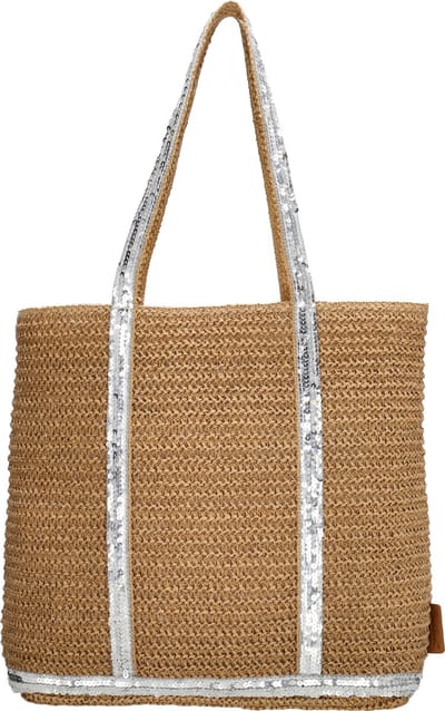 PE Florence Natural Life Shopper - Donker Natuur / Zilver