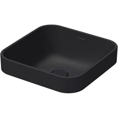Duravit Happy D.2 Plus countertop sink 40 cm anthracite matt, without overflow, without tap hole bench