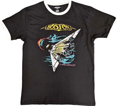 Boston - US Tour '87 Heren T-shirt - S - Zwart