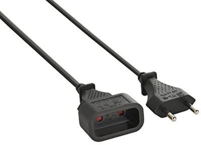Verlengkabel 2 M zwart - Elektronische Meervoudige Stopcontacten en Tuinaccessoires