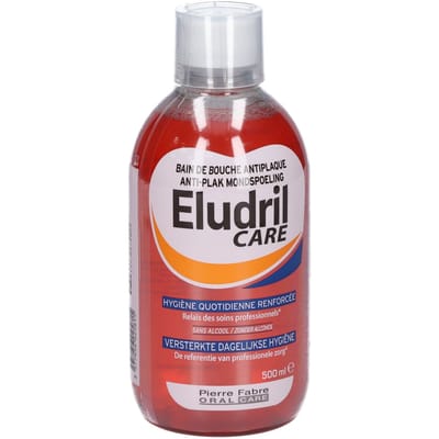 Oral Care Eludril | Dagelijkse Antiplak mondspoeling 500 Mondspoeling