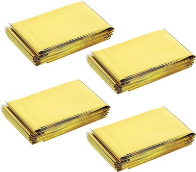 Nooddeken - 4 Stuks - Isolatiedeken - Reddingsdeken - Oorlog - Overlevingsdeken