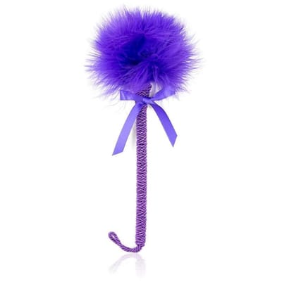 Oneay Zachte veren kietelaar – Erotisch accessoire voor kietelen en strelen – BDSM speelaccessoire – Paars