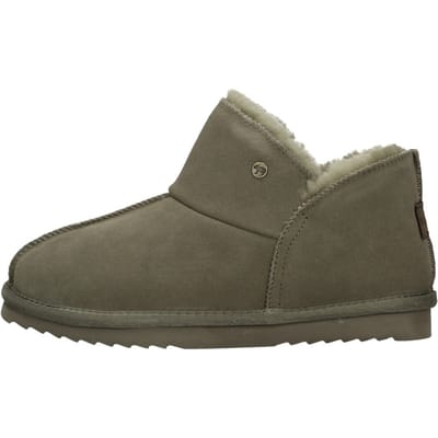 Warmbat Willow Suede Dames Sloffen - Groen