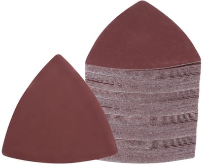 Dailygoody - 120 stuks schuurpapier driehoekige schuurmachine muis - korrel 2000 - ideaal voor polijsten - 3-1/8 inch - veelzijdig gebruik - perfect v...