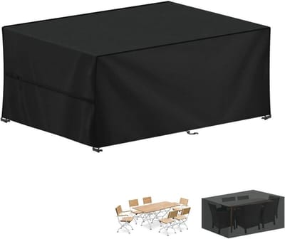 Beschermhoes voor tuinmeubelen, tuintafels 200x100x70cm, loungemeubelhoes, waterdichte loungebankhoes
