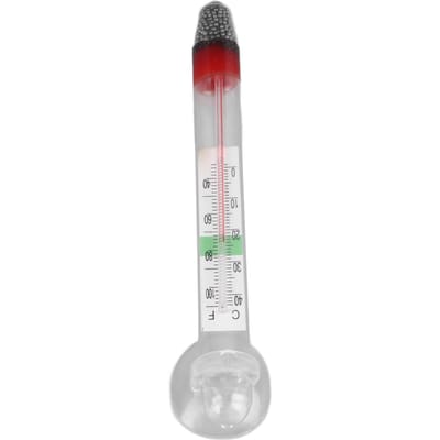 Aquarium Thermometer Nauwkeurig Veilig Professioneel Glas Kleine Digitale Vis Tank Thermometer met Zuignap Thermometer white