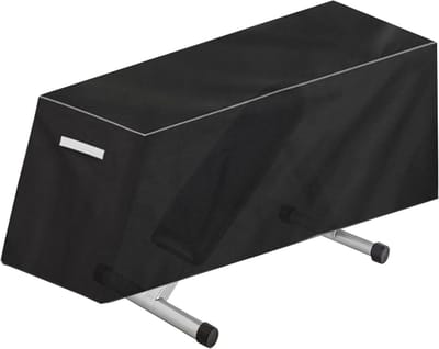Trainingsbankhoes - Beschermhoes Fitness - Apparatuur Beschermen - Waterdicht Oxford Materiaal - 152x46x54cm - Zwart