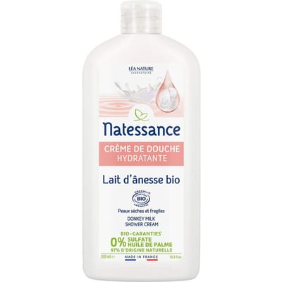 NATESSANCE Ezelinnenmelk hydraterende douchecrème 500 Crème
