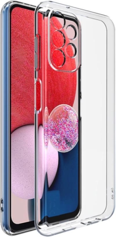 Silicone back cover Geschikt voor Samsung Galaxy A33 5G/Transparant hoesje + gratis screenprotector