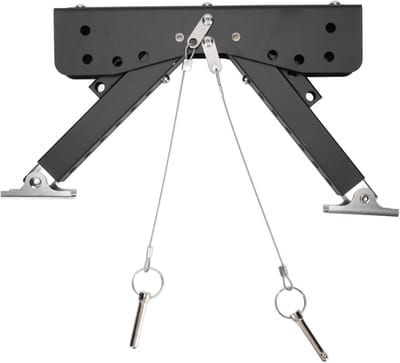 Stabilisator Set - Ondersteuning Camper - Veilig Instappen - Verstelbare Hoogte - 7.1-45.7 cm - Zwart