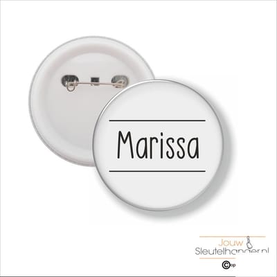 Button Met Speld 58 MM - Marissa