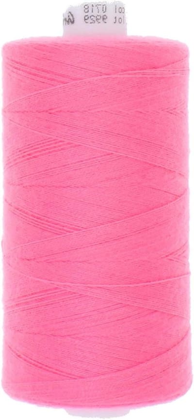 Polyester Naaigaren - Naaimachine Garen - Kleding Maken - Hoge Scheurvastheid - 1000 Meter - Roze