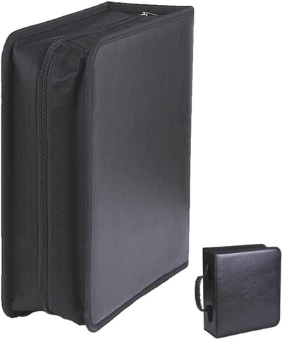 DVD Opbergtas - Media Opberger - Schijven Organiseren - Grote Capaciteit - 315 x 28 x 115 cm - Zwart