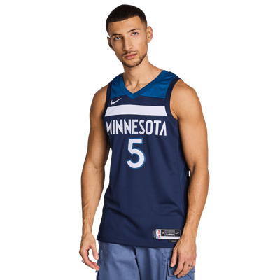 Nike NBA T-shirts Heren - Navy - Maat XL - Katoen Jersey