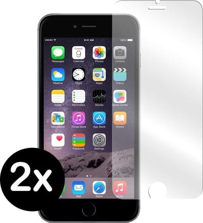 Screenprotector - 2 Stuks - Geschikt voor Apple iPhone 8 - Extra Sterk - Beschermglas - Gehard Glas - Tempered Glass - Screen Protector