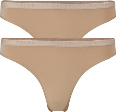 FALKE Daily Comfort Multipack ademend katoen broek van onderlaag dames bruin - maat XS