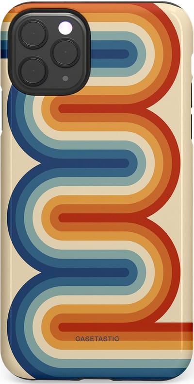 Casetastic Hoesje Geschikt voor Apple iPhone 11 Pro Max - Stijlvolle Beschermende Duo-layer Case - Vintage Boog