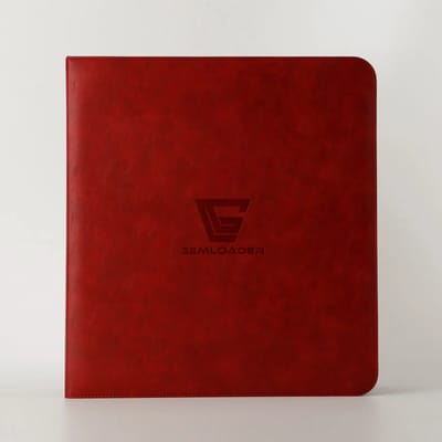 Gemloader Premium Graded Card Binder voor PSA, BGS en andere slabs van vergelijkbaar formaat [28 slots – 2x2 indeling] Rood