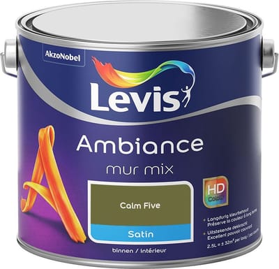 Levis - Ambiance Mur Satin Mix - Calm Five - Mengverf - 2,5 L