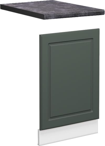 Vicco Fame-Line Frontpaneel – 45 cm, WB Antraciet Groen-Goud Landhuis