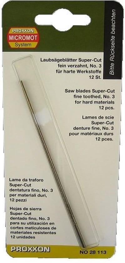 Proxxon - Super-cut Fijnzaagbl.fijn 12 St. (Pr28113) - modelbouwsets, hobbybouwspeelgoed voor kinderen, modelverf en accessoires