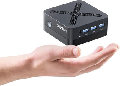Mini PC - Kleine Desktop - Thuis Kantoor - Intel N95 Processor - 16GB RAM 512GB SSD - Grijs