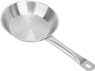 Koekenpan - Koekenpan - Ontbijt Bakken - Gelijkmatige Warmte - 24 cm - Zilver