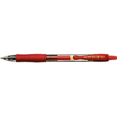 Gelschrijver pilot bl-g2+-7 m rood | 12 stuks