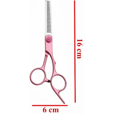 Professionele haarschaar Snijden Nagelschaar Kapper Leerling Thuis Haarstylingschaar 16cm rozerode kleur