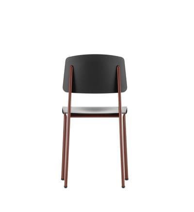 Vitra - Standard SP stoel - japanese red - zwart - rood
