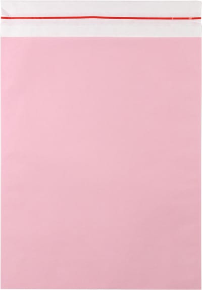 50x Papieren verzendzak Roze Large